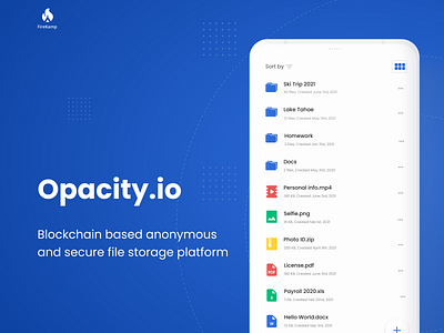 Opacity: Decentralized Storage Case Study app branding case study design graphic design ux