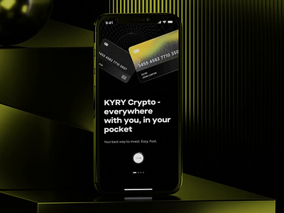 KYRY - Crypto App balance blockchain coin crypto cryptocurrency interface ios mobile mobile app mobile ui ui ux wallet web3