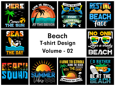 Beach T-shirt Design beach beach t shirt beach t shirt design graphic design t shirt design tshirt tshirt design typography t shirt ui uiux ux