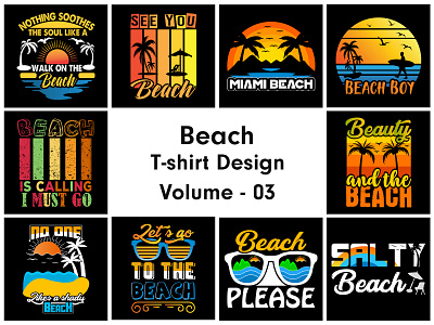 Beach T-shirt Design beach beach t shirt beach t shirt design graphic design t shirt design tshirt typography t shirt ui uiux ux