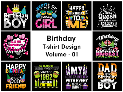 Birthday T-shirt Design birthday birthday t-shirt birthday t-shirt design graphic design t-shirt design tshirt typography t-shirt ui uiux ux