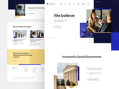 Symmetry.io desktop landing page minimalistic ui ux web web design webdesigner website