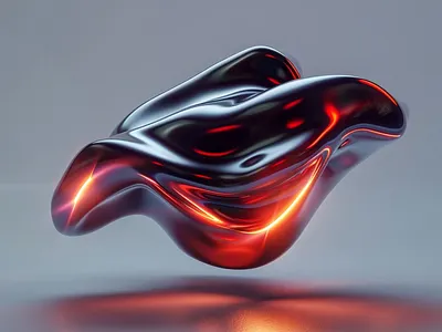 Fluid shape 3d fluid shape