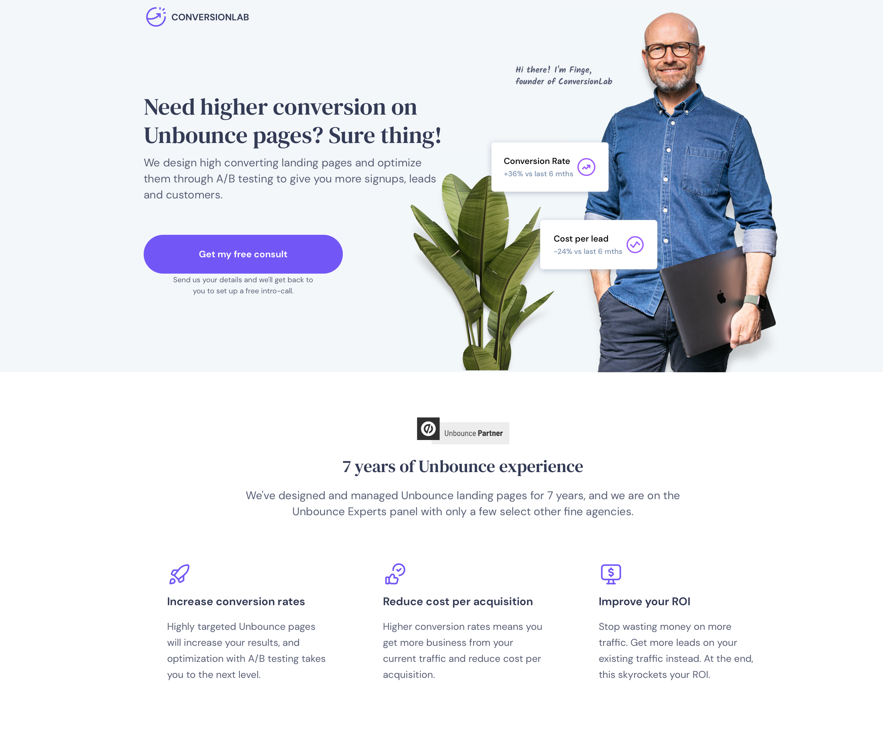Example of Landing Page Design