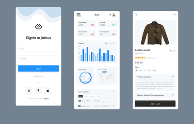 mobile app ui