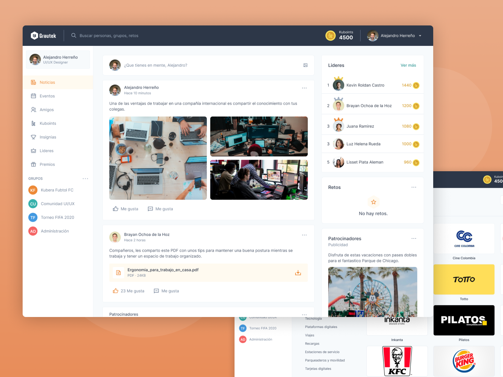 Example of UX Services For Mobile / Web Apps