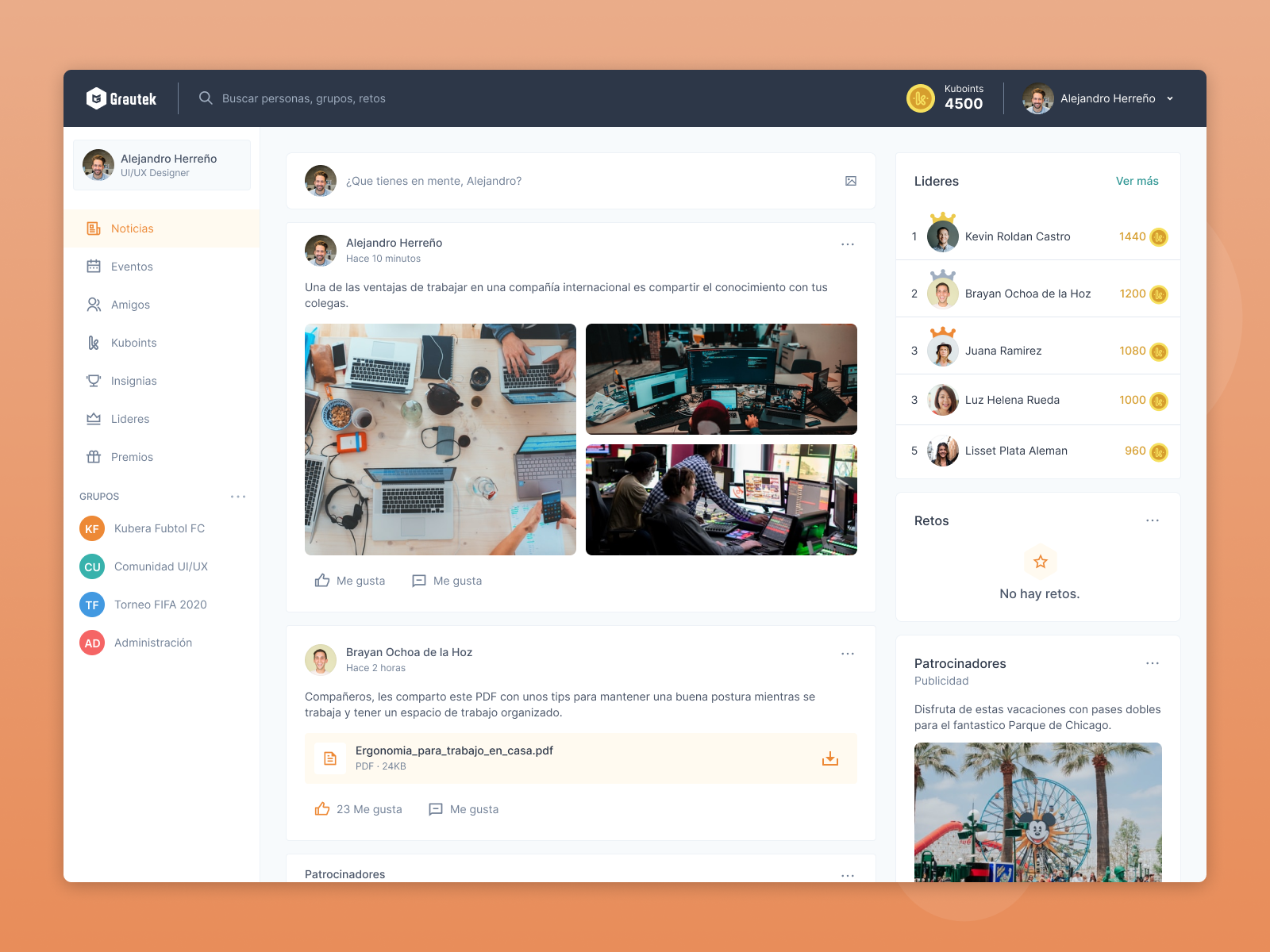 Example of UX Services For Mobile / Web Apps