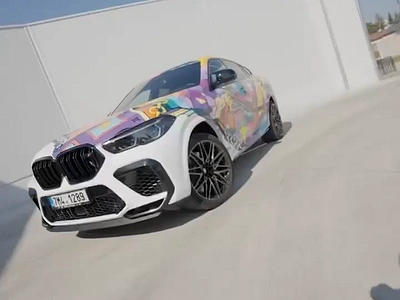 Pauser x BMW X6m 3d apple pencil blender bmw bmwartcar car colorful colors design graffiti illustration ipad marketing paint pinterest procreate reels spraypaint streetart video