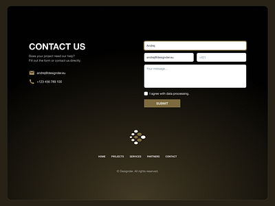 footer section // web design design ui ux web webdesign