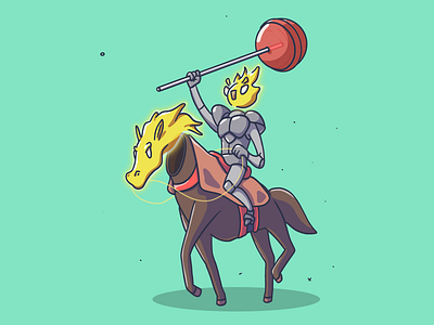 Candy Headless Rider adobe art character design illustration illustrator inktober procreate