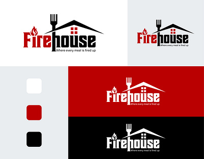 Logo design adobe illustrator adobe photoshop branding design firehouse logo graphic design graphic designer illustration logo logo art logo design logo design for restaurant logo presentation minimalist logo minimalist logo design restaurant logo restaurant logo design typography typography logo design