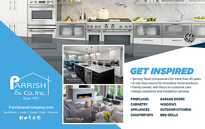 Parrish & Co. - direct mailer graphic design