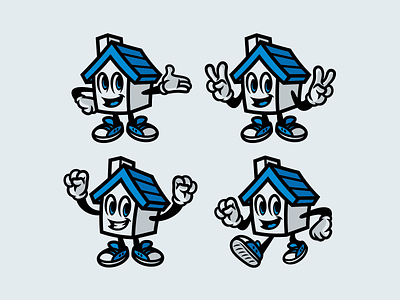 Tophouse - Additional poses akuma akumabranding akumamascotdesign akumastudio american brandhero branding design hero home house illustration mascot mascotdesign mascotdesigner pose poses