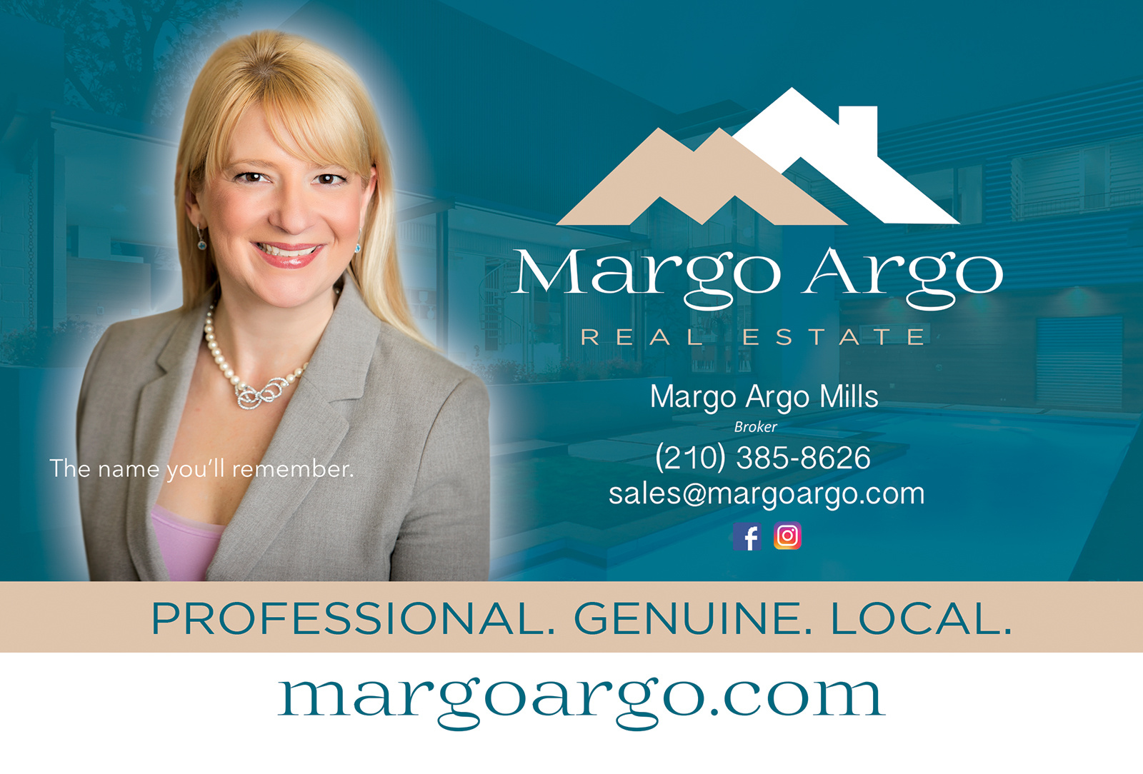 Margo Argo Real Estate magazine ad by Earl Hopkins on Dribbble