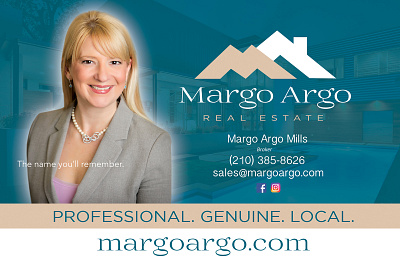 Margo Argo Real Estate - magazine ad graphic design