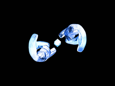 Just Within 3d 3d animation animated animation blender blender3d diamond hand illustration isometric isometric illustration