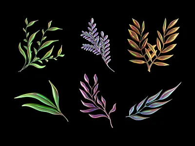 Design assets: 3D Garden Glow Illustrations 3d 3d assets 3d illustration 3d shapes brand design branding design design resources download free garden designs garden elements garden illustrations graphic assets graphic design illustration resources ui ux web design