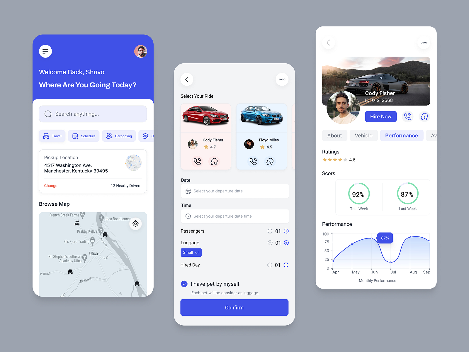 Car Service Mobile App by Nurul Amin on Dribbble