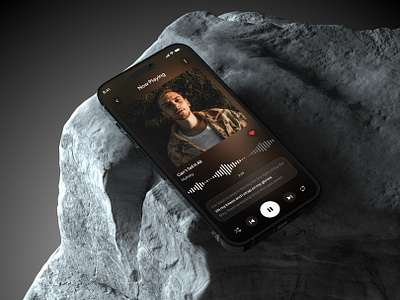 Music streaming app music app ui uiux user interface