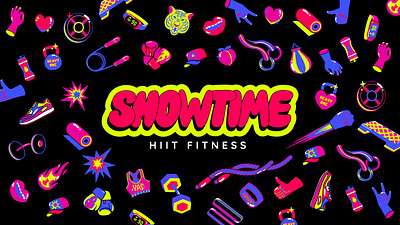 Showtime! branding design graphic design graphicdesign gym logo illustration logo