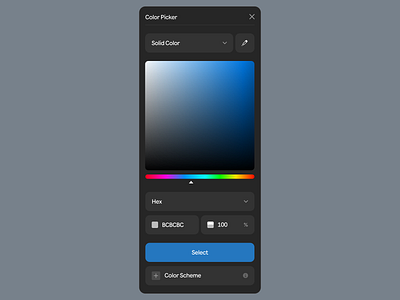 Color Picker by Matt Beck on Dribbble