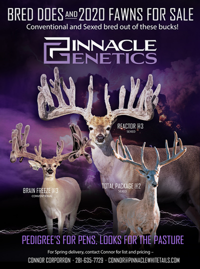 Pinnacle Genetics - single pg magazine ad graphic design