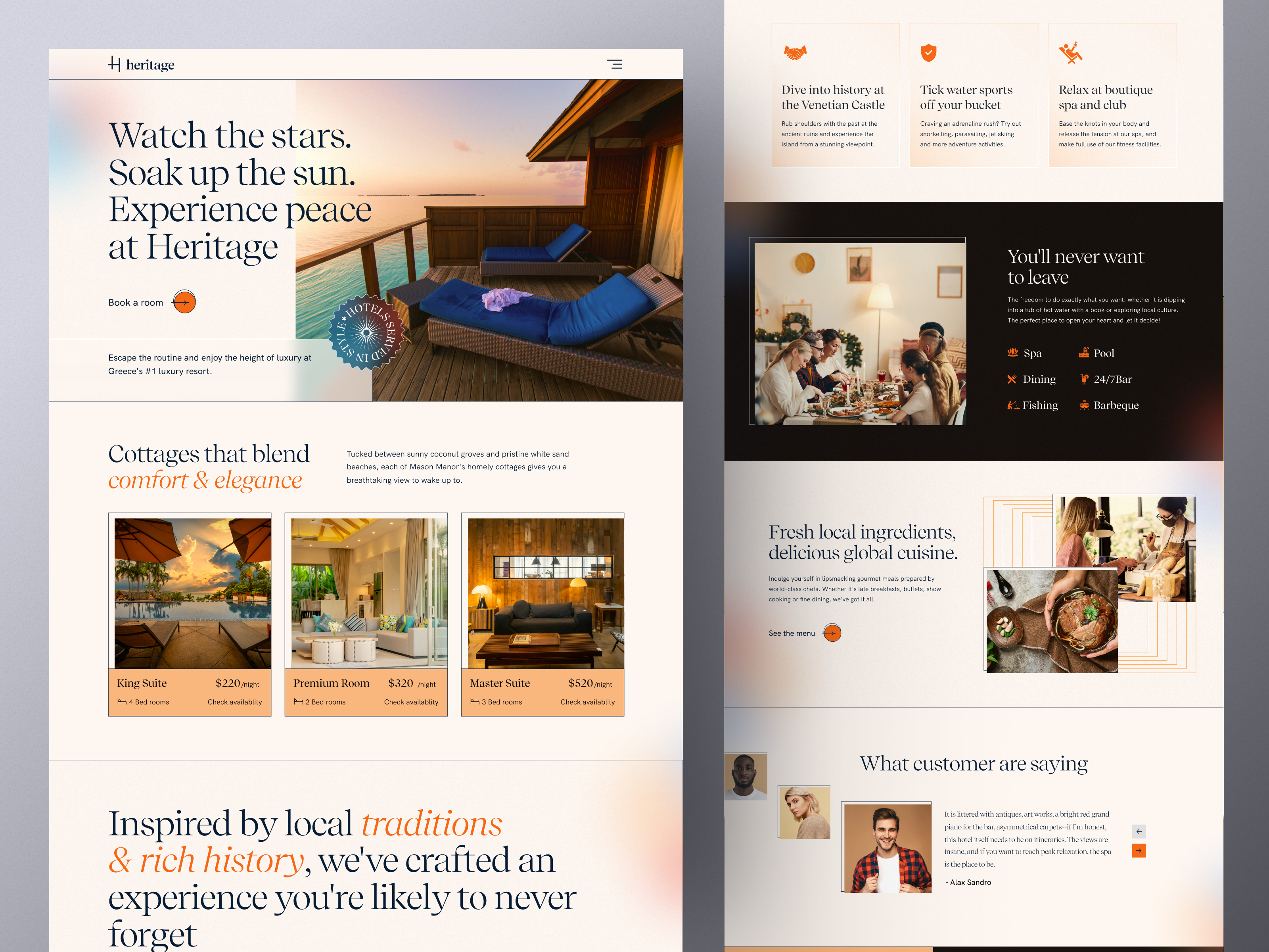 Example of Website Design & Webflow Development