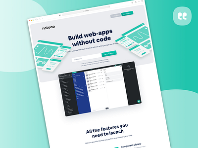 Noloco design landing page ui ui ux ux