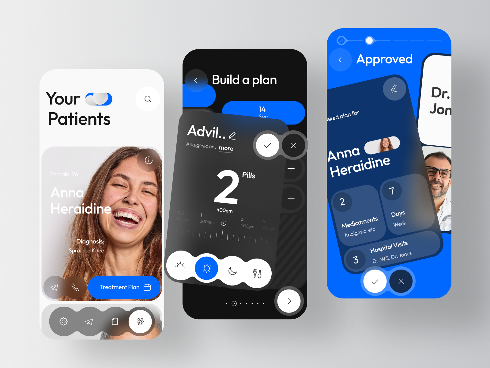 PHR Personal Health Record App by Jack R. for RonDesignLab ⭐️ on Dribbble