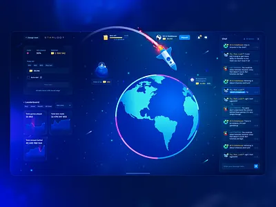 Gambling - Crash Design casino casino game crash crtypto design crypto casino gambling gambling game game interface gaming illustration metaverse nft nft game p2e planet rocket slots ui ux web design