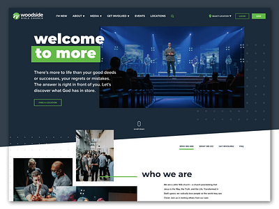 Woodside Bible Church | Website church church design church website custom wordpress ui ui design ux ux design web web design website wordpress