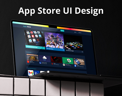 Modern Apps Store UI/UX Design app discovery app marketplace app store ui clean interface dark mode ui digital product design interactive ui intuitive navigation minimalist ui mobile app store mobile friendly design modern ui design product design responsive web design ui design inspiration uiux case study user experience uxui design web app design