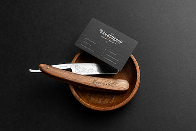 Free Barbershop Branding Mockup barber barbershop beard beauty bottle branding business card card cosmetics free freebie haircut healthcare mockup mockup template mockups packaging salon scissors templates