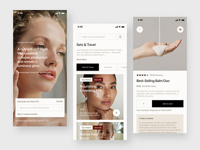 The Body Routine App app branding design typography ui ux