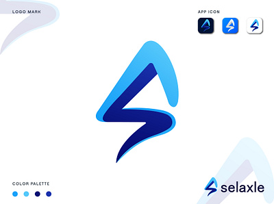 Selaxle branding app icon design. abstract app app icon brand identity branding branding agency branding design business identity letter logo logo design logo designer logo mark logodesign modern s letter logo s logo software symbol technology