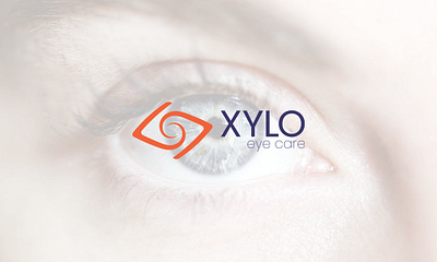 XYLO EYE CARE LOGO branding design graphic design illustration lettermark logo vector wordmark