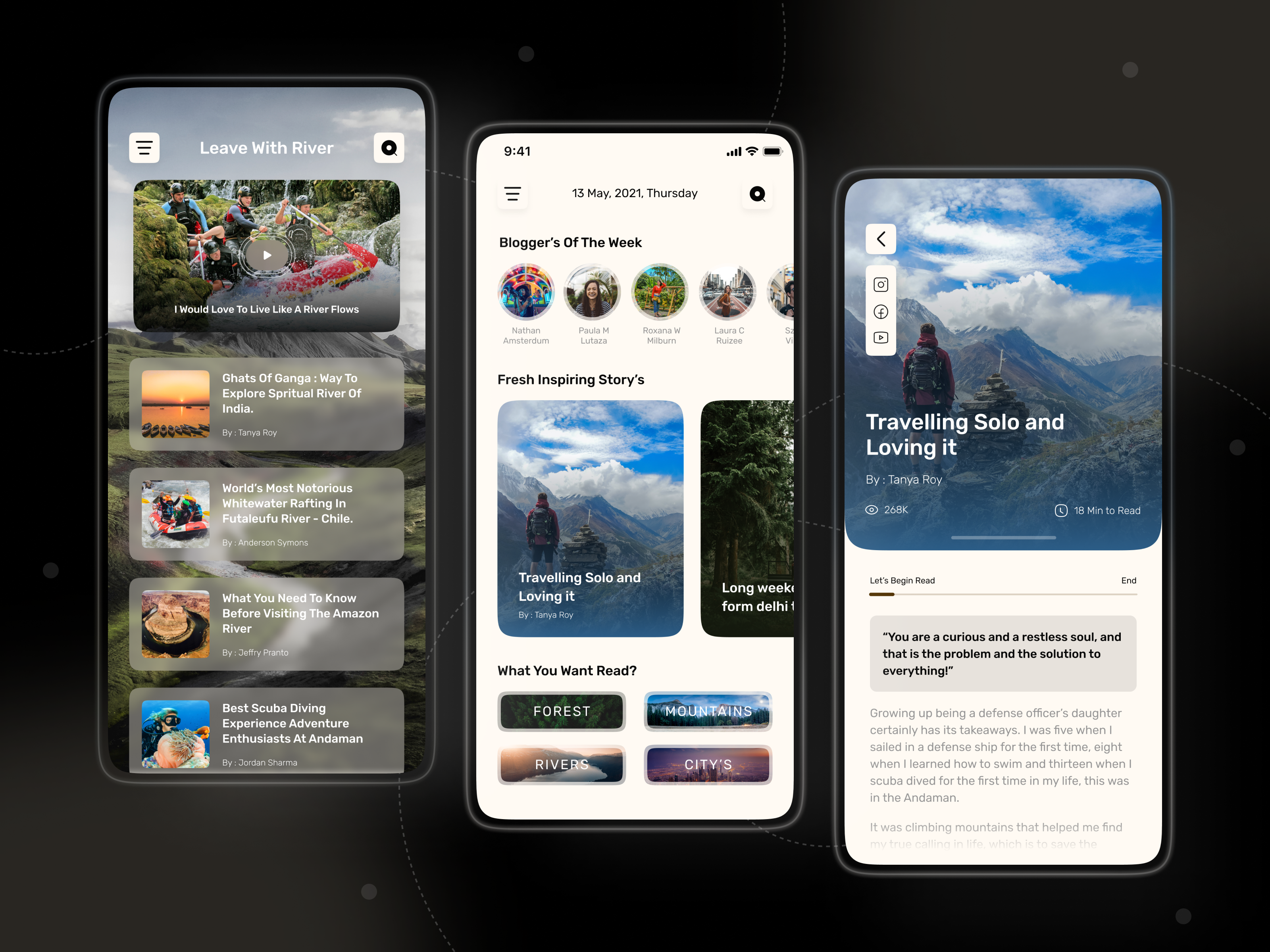 Example of Web + Mobile App Design