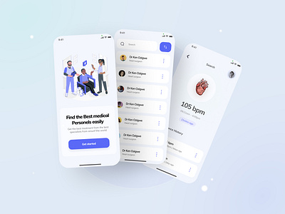 Medical App Design app design clean ui designthinking medical medical app mobile app neat product design ui uiux userinterface webdesign website