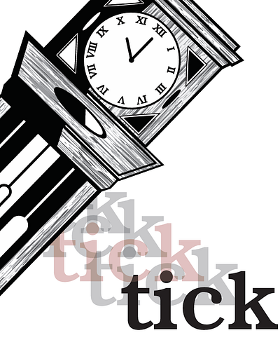 "tick": Word Image Project graphic design