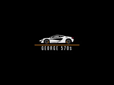 George 570s logo adobeillustrator art branding creative graphic design illustration illustrator logo logo design logodesign mclaren supercars vector