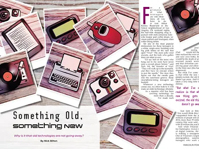 Magazine Spread Concept design illustration indesign magazine magazine design print typography