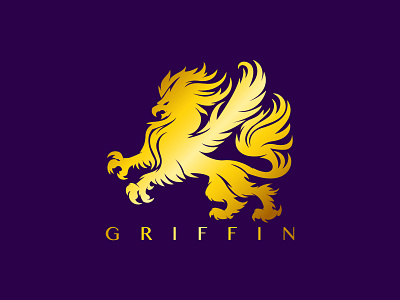 Griffin Logo agency america animal corporate flat fly flying freedom griffin aniamal griffin logo logo for sale luxurious majestic modern outdoor ui ux vector wing wings wisdom