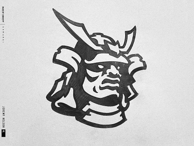 Samurai | Mascot Logo athletics logo basketball branding combat logo esports football identity lacrosse logo mascot mma ronin samurai soccer sports branding sports design sports logo ufc warrior wrestling