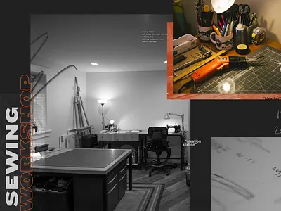 Workshop design graphic design sewing workshop