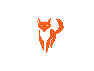 Fox animal branding cub custom forest fox identity illustration janis ancitis logo design mascot orange red smart steady tail wild wilderness