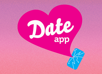 Date App design logo