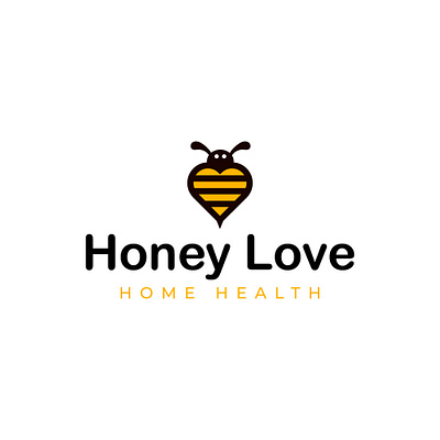 Love_Bee_logo beelogo brandiderntity branding brandmark companylogo design graphic design illustrator logo lovebee lovelogo