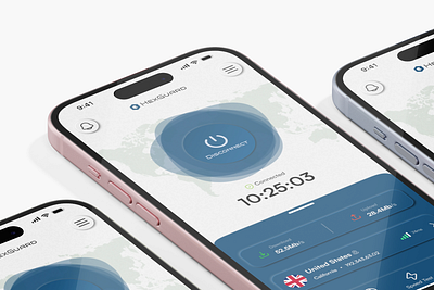 VPN mobile app UI/UX design