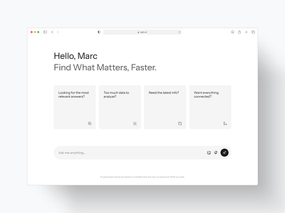 AI Chat Page ai ai page ai search ai website branding chat ai chatgpt clean page figma design gemini illustration interface landing page light landing page sidebar ui web web design