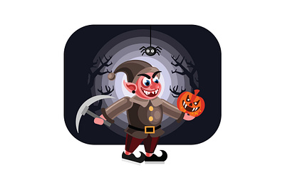 Evil Dwarf Halloween Character holidays